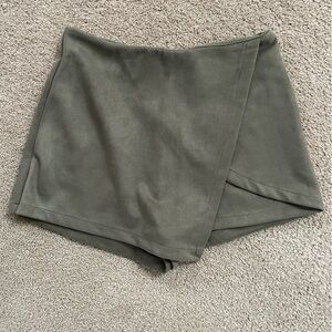 Charlotte Russe Khaki Skort
